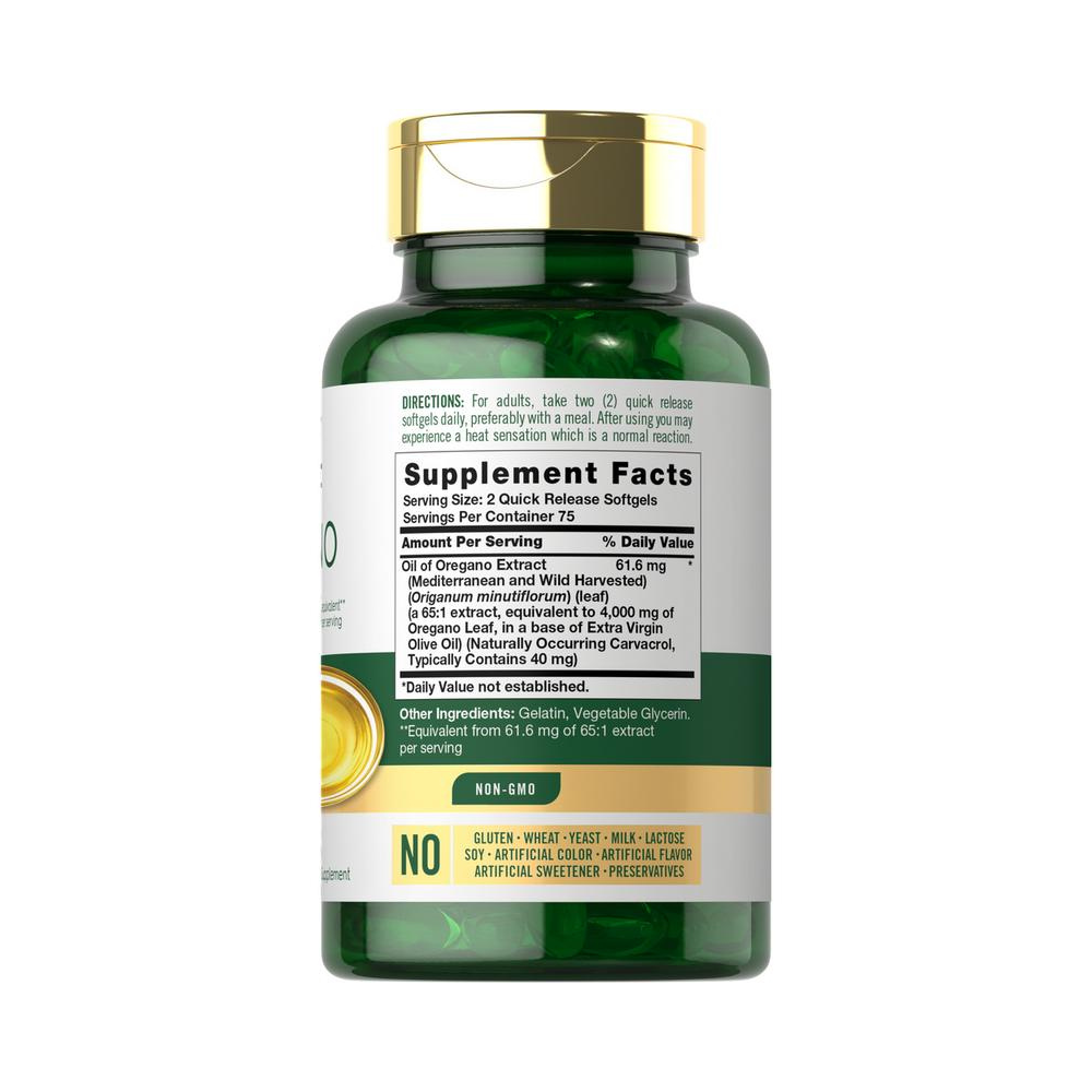 Carlyle Oregano Oil 4000mg Supplement