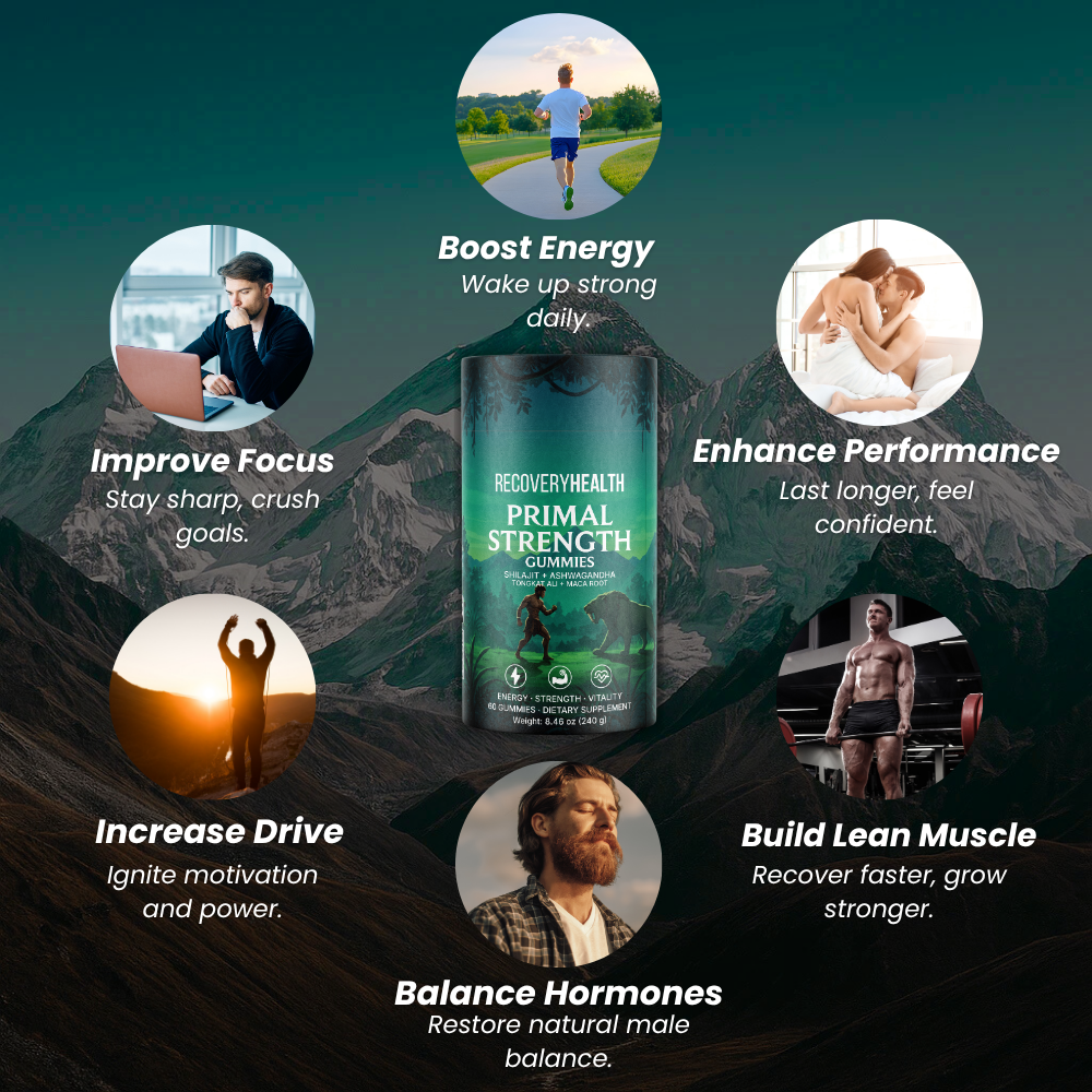 Gomitas Primal Strength de Recovery Health