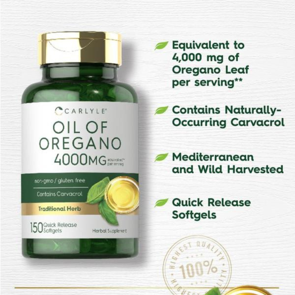 Carlyle Oregano Oil 4000mg Supplement