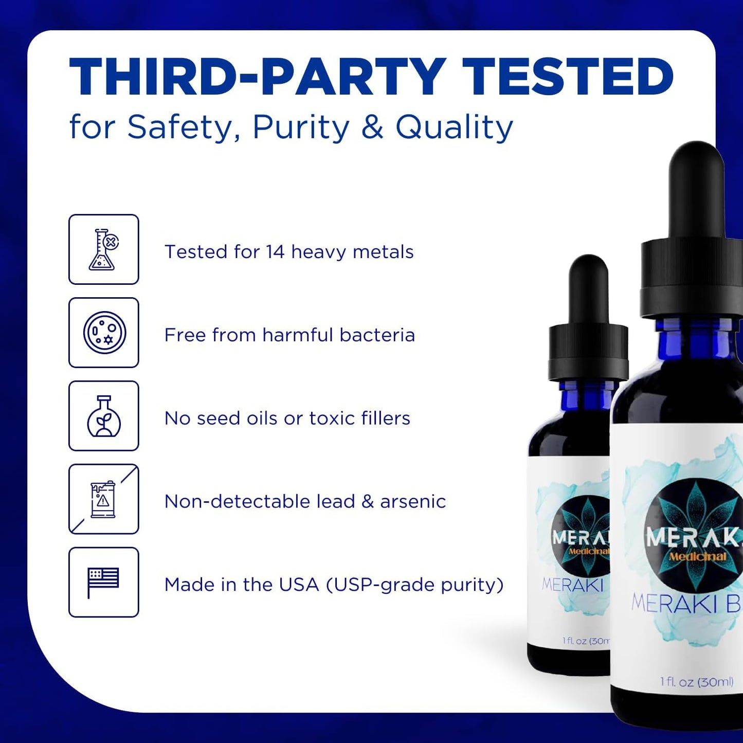 Azul de metileno Meraki Blu USP 150 mg