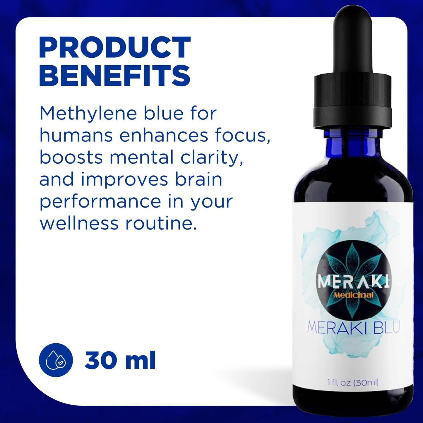 Azul de metileno Meraki Blu USP 150 mg