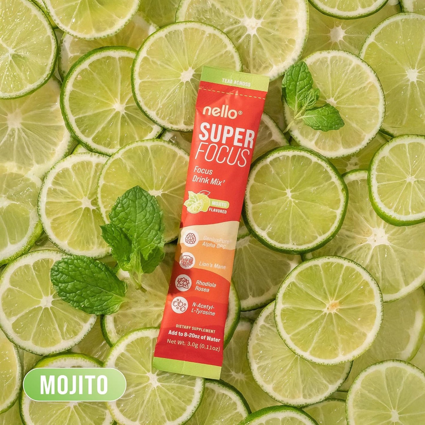 Nello SuperFocus Focus Drink Mix