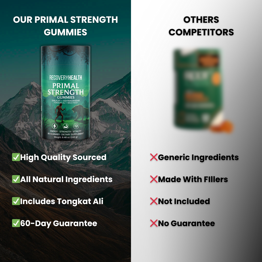 Gomitas Primal Strength de Recovery Health