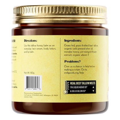 Whipped Beef Tallow with Honey Balm