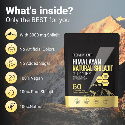 Gomitas de Shilajit del Himalaya