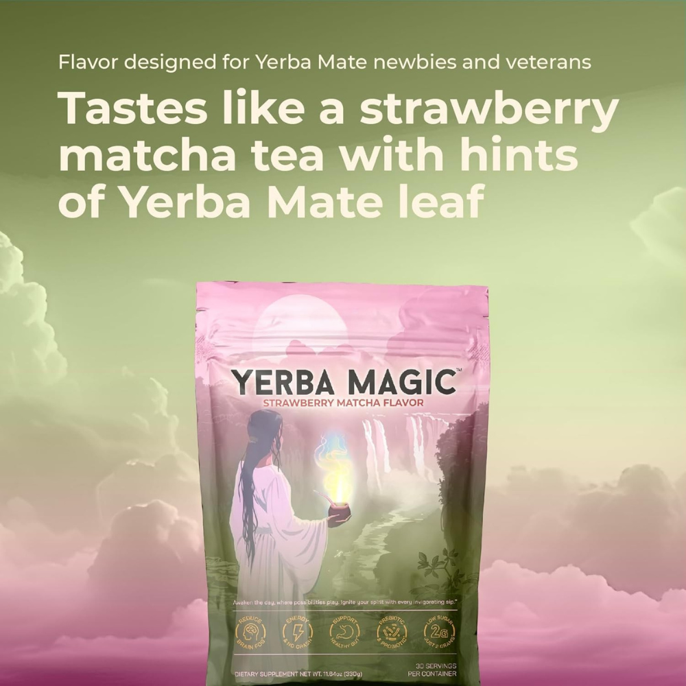 Yerba Magic Strawberry Matcha Flavor