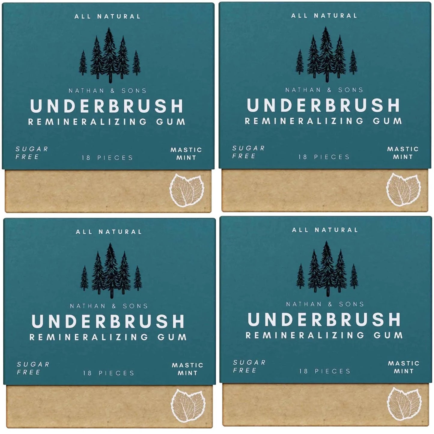 Underbrush Remineralizing Chewing Gum