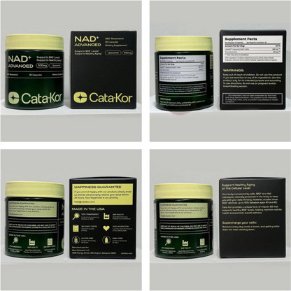 Cata-Kor NAD+ Advanced Resveratrol 500mg BOGO
