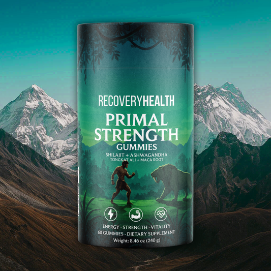 Gomitas Shilajit Ashwagandha Tongkat Ali Raíz de Maca